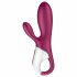 Satisfyer Hot Bunny - slimme verwarmende vibrator met clitorisstimulator (rood)