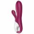 Satisfyer Hot Bunny - slimme verwarmende vibrator met clitorisstimulator (rood)