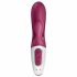 Satisfyer Hot Bunny - slimme verwarmende vibrator met clitorisstimulator (rood)