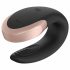 Satisfyer Double Love - slimme, waterdichte, draadloze paar vibrator (zwart)