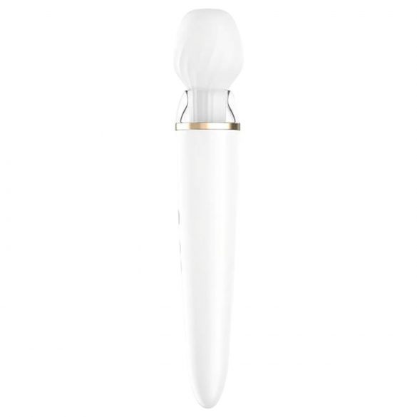 Satisfyer Double Wand-er - slimme massagevibrator (wit)