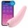 Satisfyer Curvy 2+ - slimme luchtdruk clitoris vibrator (roze)