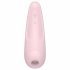 Satisfyer Curvy 2+ - slimme luchtdruk clitoris vibrator (roze)