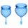 Satisfyer Feel Good - menstruatiecupset (blauw) - 2 stuks