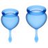 Satisfyer Feel Good - menstruatiecupset (blauw) - 2 stuks