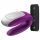 Satisfyer Double Fun - slimme, waterdichte, draadloze vibratior voor koppels (paars)