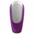 Satisfyer Double Fun - slimme, waterdichte, draadloze vibratior voor koppels (paars)