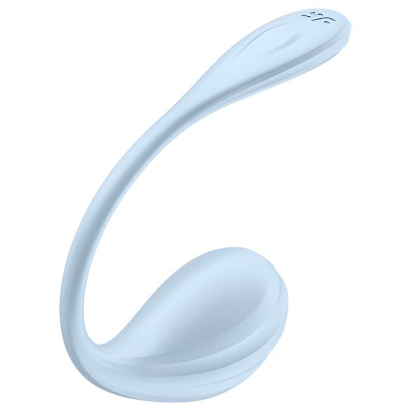 Satisfyer Smooth Petal - slimme vibratie-ei (blauw)