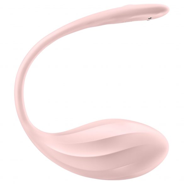 Satisfyer Geribbelde Bloem - radiografische vibratietoy (roze)