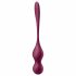 Satisfyer Love Birds Vary - slimme, verstelbare kegelballetjes (bordeaux)