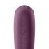 Satisfyer Dual Kiss - 2in1, oplaadbare vaginale en clitorale vibrator (paars)