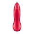 Satisfyer Rotator Plug 1 - oplaadbare, parelvormige anale vibrator (rood)