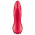 Satisfyer Rotator Plug 1 - oplaadbare, parelvormige anale vibrator (rood)