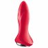 Satisfyer Rotator Plug 1 - oplaadbare, parelvormige anale vibrator (rood)