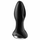 Satisfyer Rotator Plug 2 - oplaadbare anale vibrator met kralen (zwart)