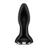 Satisfyer Rotator Plug 2 - oplaadbare anale vibrator met kralen (zwart)