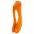 Satisfyer Candy Cane - oplaadbare, waterdichte dubbele vibrator (oranje)