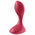 Satisfyer Backdoor Lover - oplaadbare, waterdichte anale vibrator (rood)