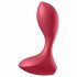 Satisfyer Backdoor Lover - oplaadbare, waterdichte anale vibrator (rood)