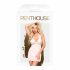 Penthouse Zoet & Pittig - kanten jurk en string (wit) - M/L