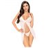 Penthouse After Sunset - doorzichtige babydoll en string (wit) - L/XL