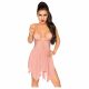 Penthouse Sweet Beast - roze babydoll en string (roze)