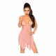 Penthouse Sweet Beast - roze babydoll en string (roze) - L/XL