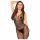 Penthouse Wild Catch - vingerloze fishnet bodysuit (zwart)