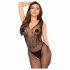 Penthouse Wild Catch - vingerloze fishnet bodysuit (zwart)