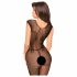 Penthouse Wild Catch - vingerloze fishnet bodysuit (zwart)