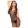 Penthouse Wild Catch - vingerloze fishnet bodysuit (zwart) - XL