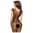 Penthouse Wild Catch - vingerloze fishnet bodysuit (zwart) - XL