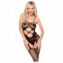 Penthouse Hot Nightfall - zigzag open-net set (zwart)