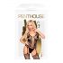 Penthouse Love Bud - zwarte kanten, open net set - XL