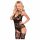 Penthouse Hottie - kanten, strapjes, net set (zwart)