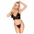 Penthouse Dubbele Specerij - kanten beha set (zwart) - M/L