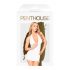 Penthouse Aarde-schudder - Halterjurk en string (wit) - M/L