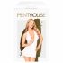 Penthouse Aarde-schudder - Halterjurk en string (wit) - M/L