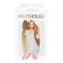 Penthouse Stoute Pop - kanten jurk en string (blauw) - M/L