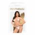 Penthouse Body Search - open net jumpsuit (wit)