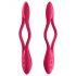 Satisfyer Elastic Joy - oplaadbare, flexibele parenvibrator (rood)