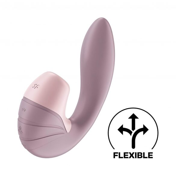 Satisfyer Supernova - oplaadbare, luchtdruk vibrator 2in1 (roze)