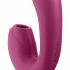 Satisfyer Sunray - oplaadbare luchtdruk vibrator (rood)