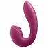 Satisfyer Sunray - oplaadbare luchtdruk vibrator (rood)