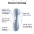 Satisfyer Pro 2 Gen2 - oplaadbare luchthelgenerator (Blauw)