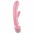 Satisfyer Triple Lover - G-spot en vibrator massager (roze)