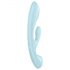 Satisfyer Triple Oh - oplaadbare vibrator met clitorisstimulator (blauw)