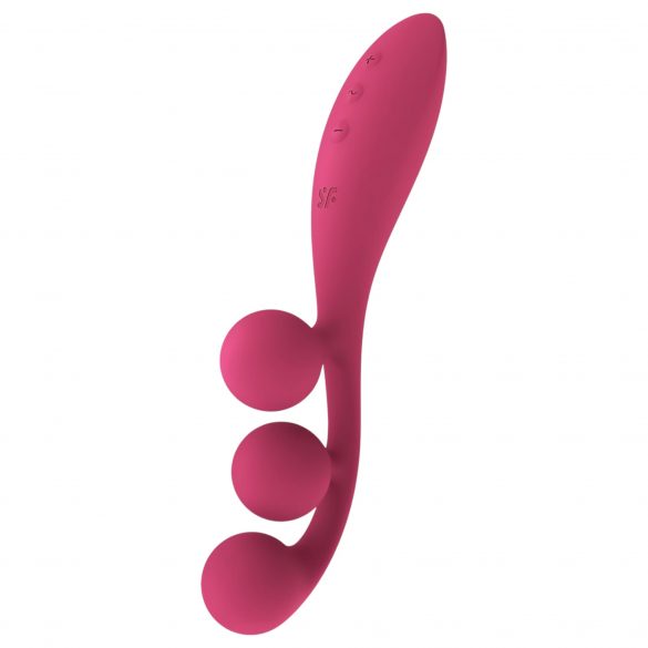 Satisfyer Tri Ball 1 - oplaadbare, multifunctionele vibrator (rood)