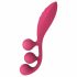 Satisfyer Tri Ball 1 - oplaadbare, multifunctionele vibrator (rood)