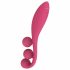 Satisfyer Tri Ball 1 - oplaadbare, multifunctionele vibrator (rood)